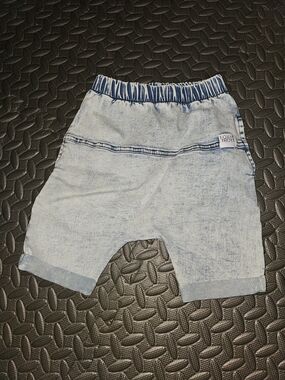 Light Blue Kids Denim-Style Shorts